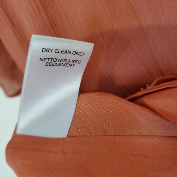 Nanette Lepore Beaded Salmon Orange Pink Top Sz 12 - Picture 5 of 11